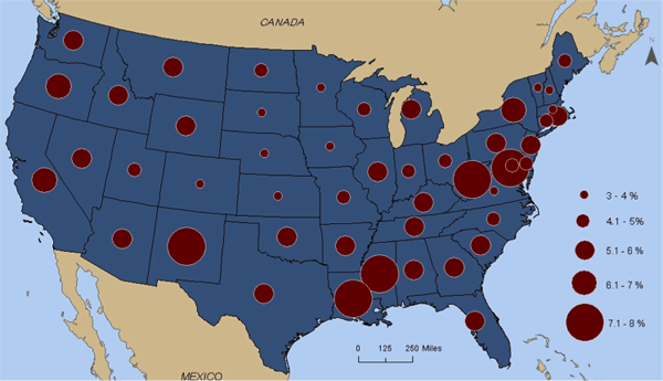 Climate map example